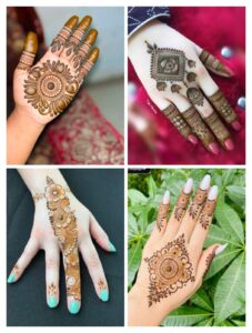 flower mehndi design