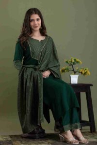 Green kurti Designs