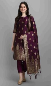 silk kurti designs 