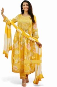 yellow kurti for women