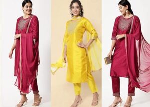 Silk Kurta Set For Women