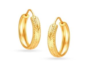 Brilliant Gold Hoop Earrings 