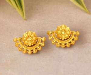 Gold Stud Earrings