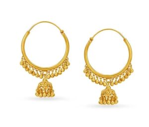 Jhumka style bali Gold designs