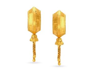 Stunning Gold Bali Drop Earrings