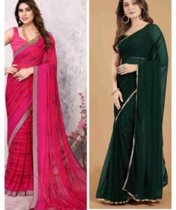 शिफॉन साड़ी ( chiffon saree ) 