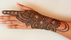 Arabic mehendi design