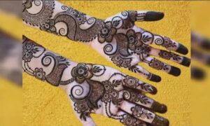 Moroccan mehndi design