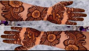 Bangle style mehndi design