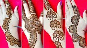 flower mehndi design