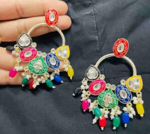 Multicolour earings design