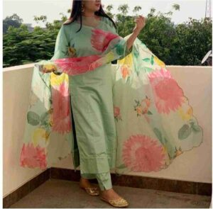 Organza kurta set