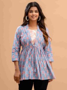 Floral print Kurti design