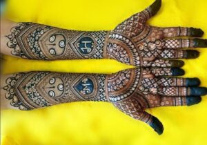 Full hand mehndi design