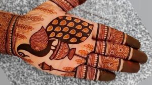 Peacock mehndi designs