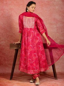 Pink Anarkali Suit