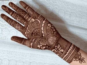 heavy mehndi design