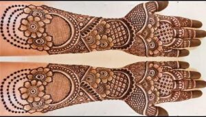 heavy mehndi design