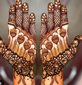 jhumar mehndi designs