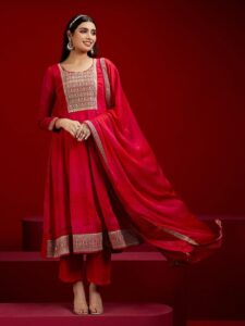 Chiffon Anarkali Suit