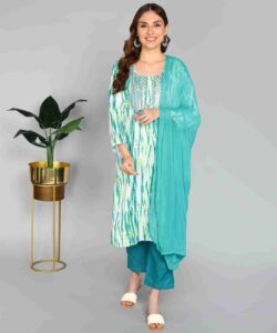 Firozi kurta set