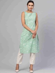 Floral print Kurti Design