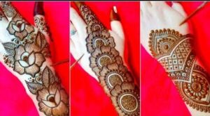 Simple mehndi design