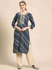 Embroidery kurti Design