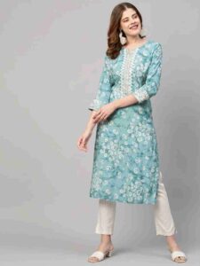 Riyon kurti design