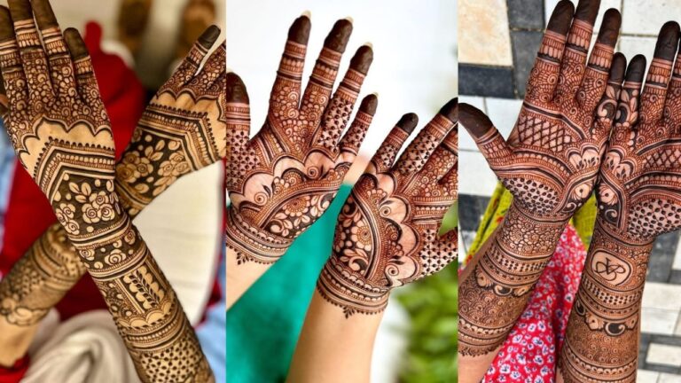 Latest mehndi designs easy