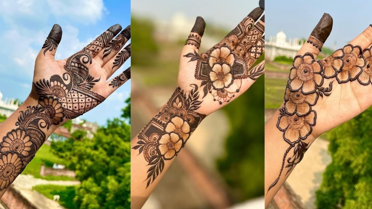 Mehndi design easy and beautiful Arabic