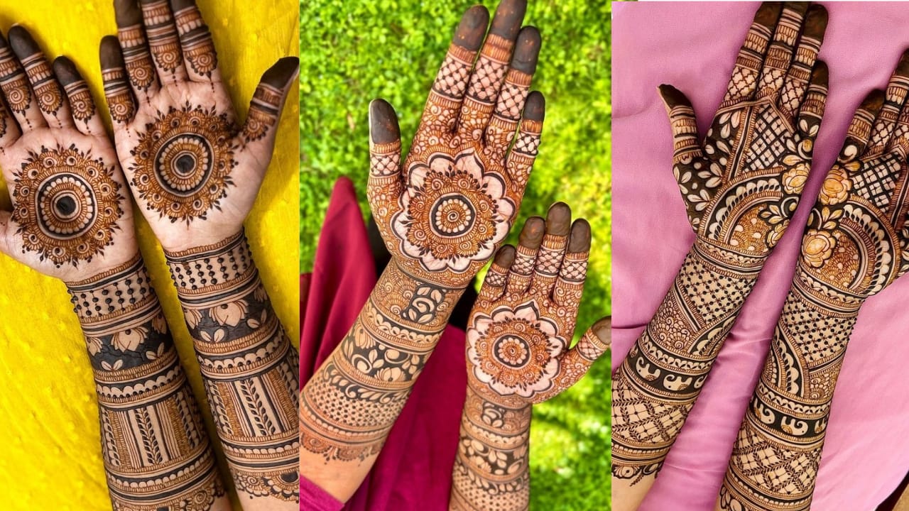 Stylish teej mehndi designs