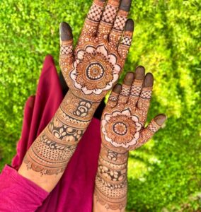 hartalika teej mehndi design