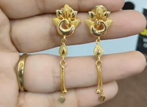 Gold earrings design