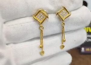 New gold earrings for girls