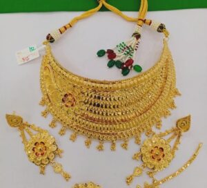 New gold heavy necklace design