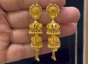 earring design gold 2024