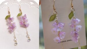 flower earrings design