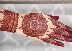 Back Mehndi ki design