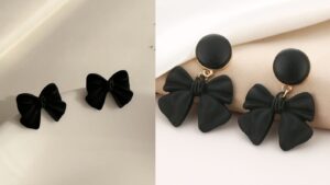 Bow Drop Earrings design