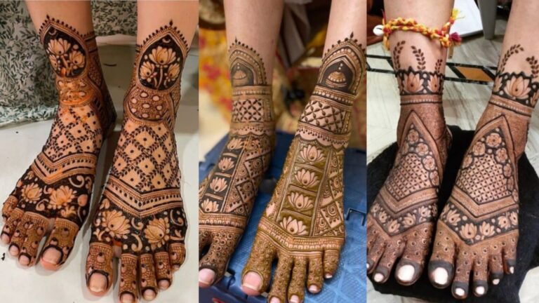 Foot Mehndi design photos