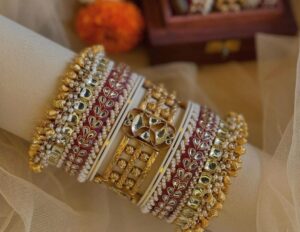 Kundan bridal chuda design