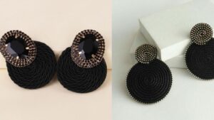 Party wear back earrings