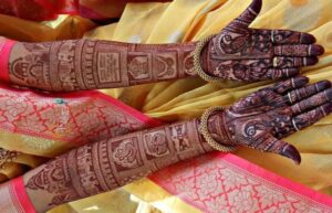 Pececok Bridal mehndi design