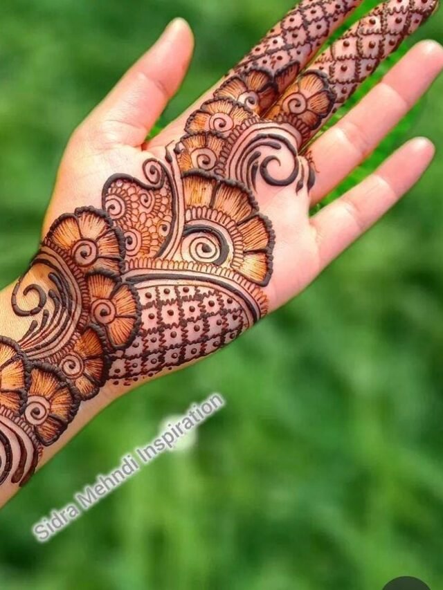 Easy and simple Mehndi designs: मात्रा 10 मिनट में अपने हाथो को अट्रैक्टिव बना सकती है, इन 6 मेहँदी की आसान और सुंदर डिज़ाइन से।