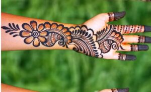 Easy mehndi design for girls