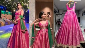 लॉन्ग अनारकली सूट ( long anarkali suit )