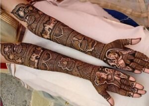 Dulha - dulhan mehandi design