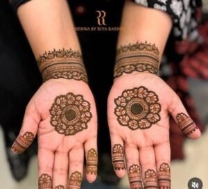 Easy Gol tikki mehndi