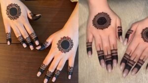 Easy mehandi gol tikki